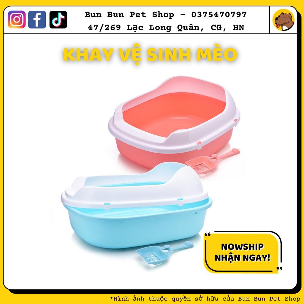 Khay vệ sinh cho mèo + Tặng xẻng