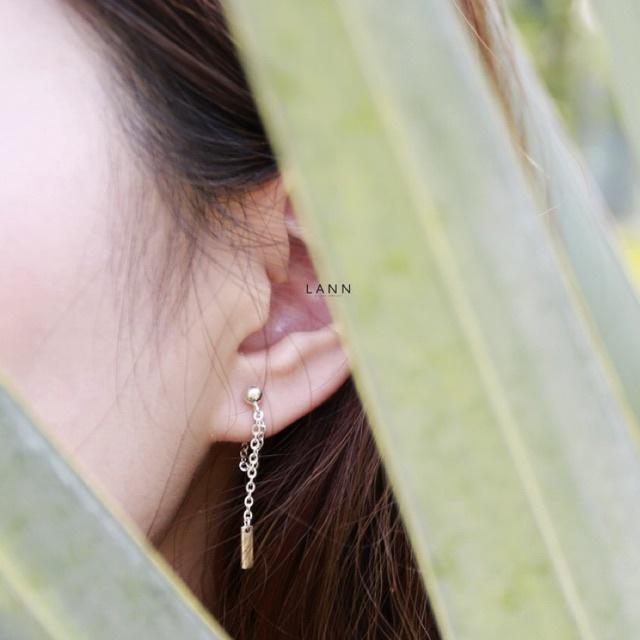 Khuyên Dây Xích Móc Thanh Trơn S925 LANN