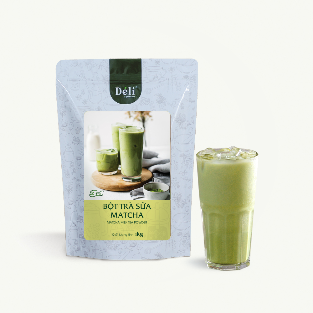 Bột Trà sữa Matcha 3in1 Déli 