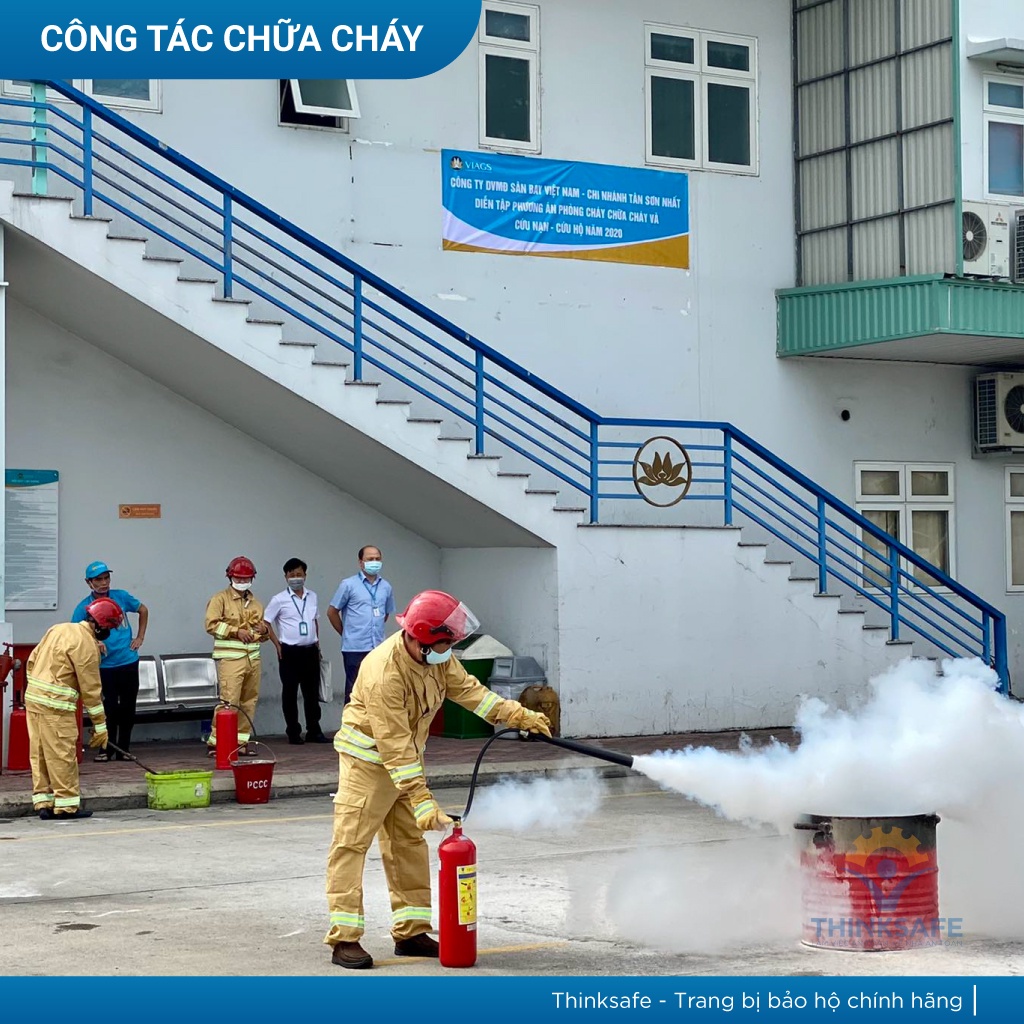 Quần áo PCCC theo thông tư 48 có tem kiểm định PCCCAP-65/Bộ trang phục PCCC theo thông tư 48