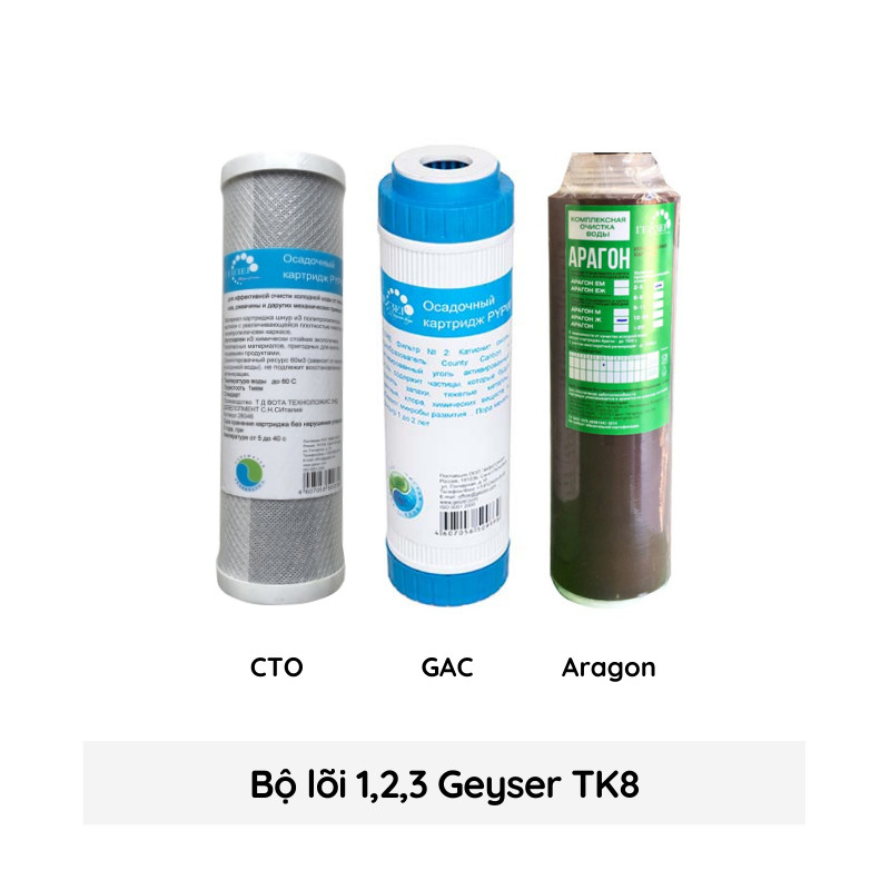 Máy lọc nước Nano Geyser TK8 (Không dùng điện - Không nước thải)