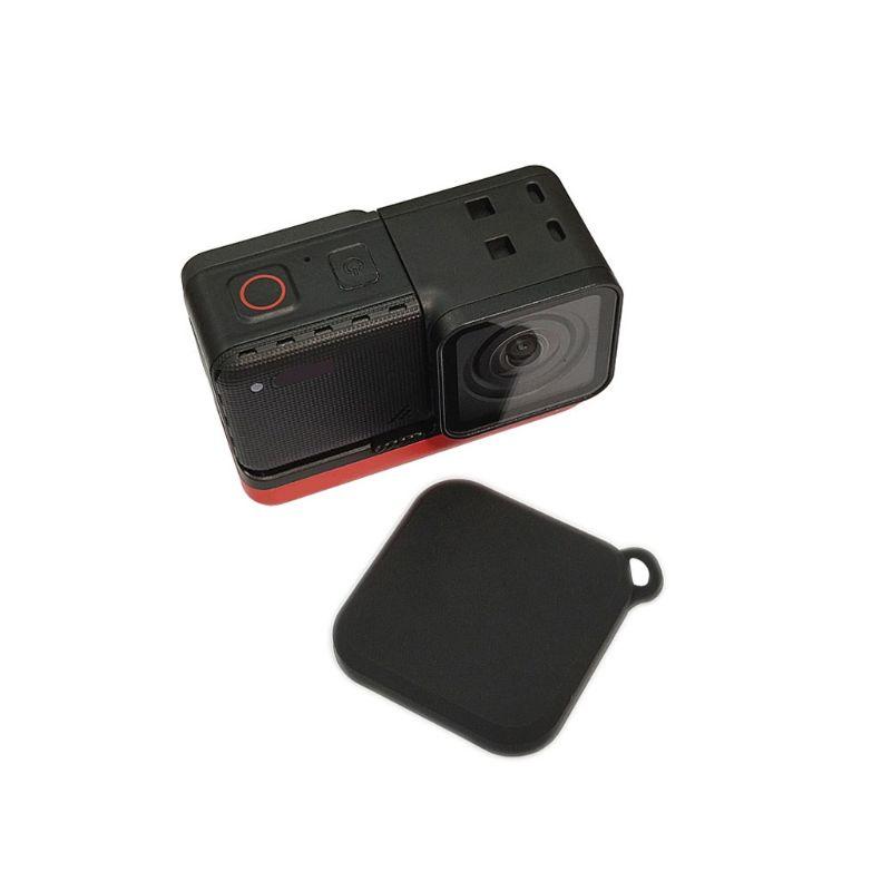 Ống kính silicon để bảo vệ ống kính che cho Insta 360 One R góc rộng góc bảo vệ chống bụi cho vỏ