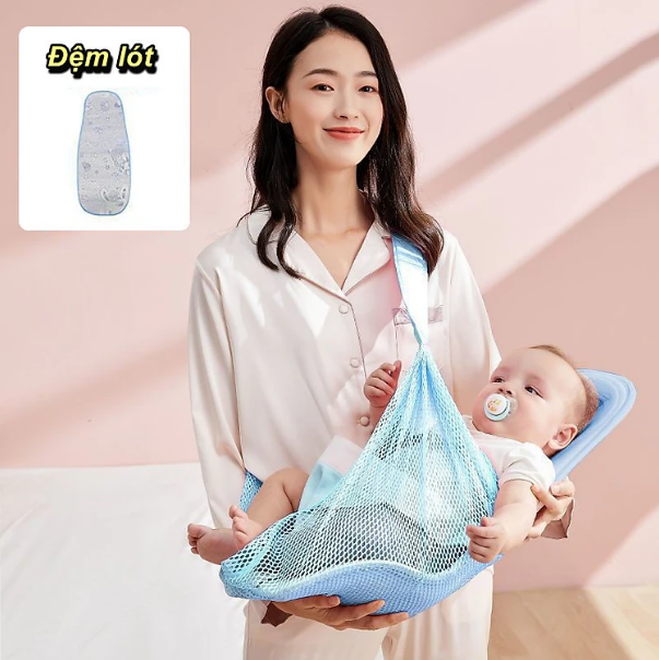 It shop - Bộ Tựa Bé Bú , Ru Ngủ MAMA XPE + Tặng kèm đệm lót và dây đeo