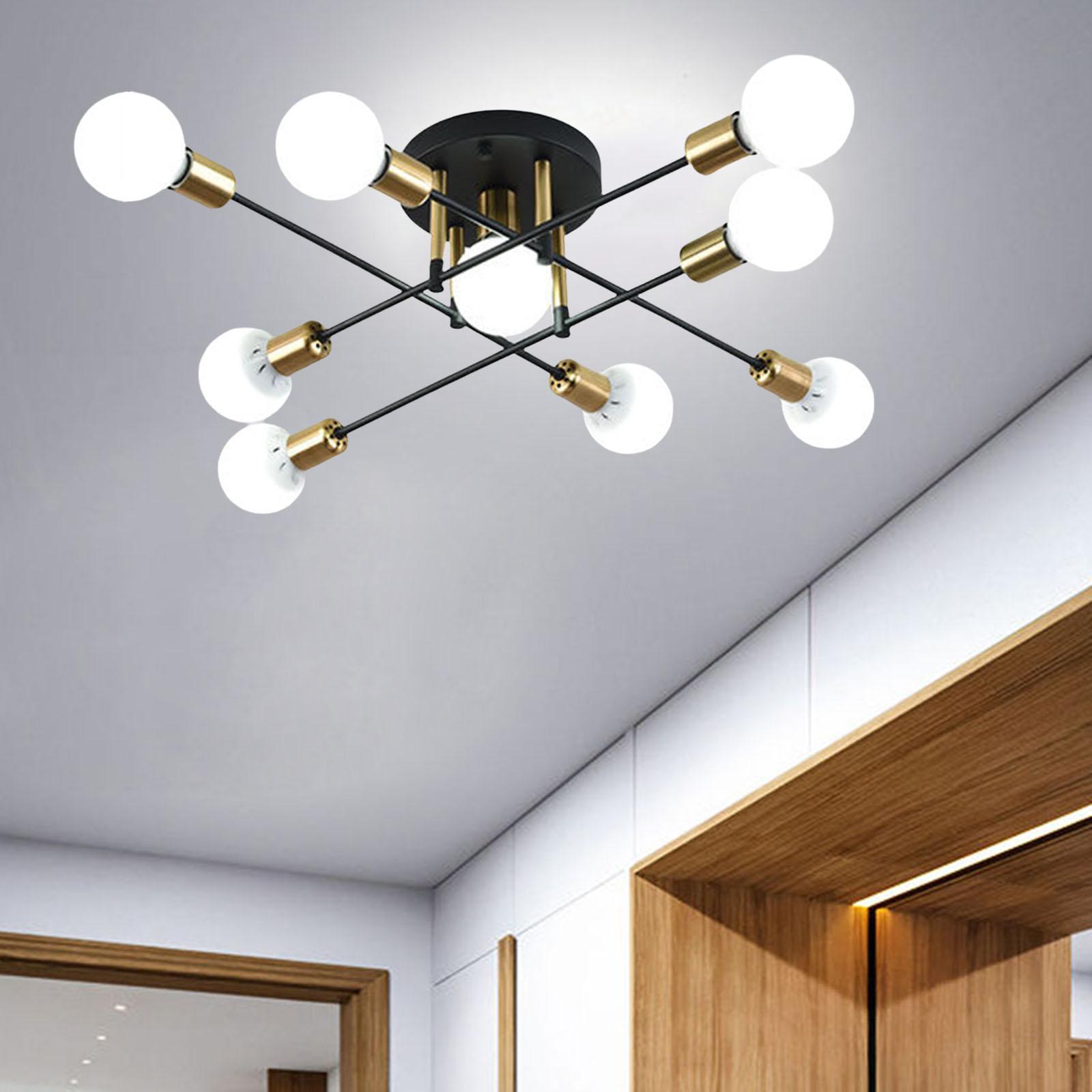 Sputnik Chandelier Modern Pendant Lighting Ceiling Light Fixture for Living Room, Kitchen, Bedroom, Dining Room