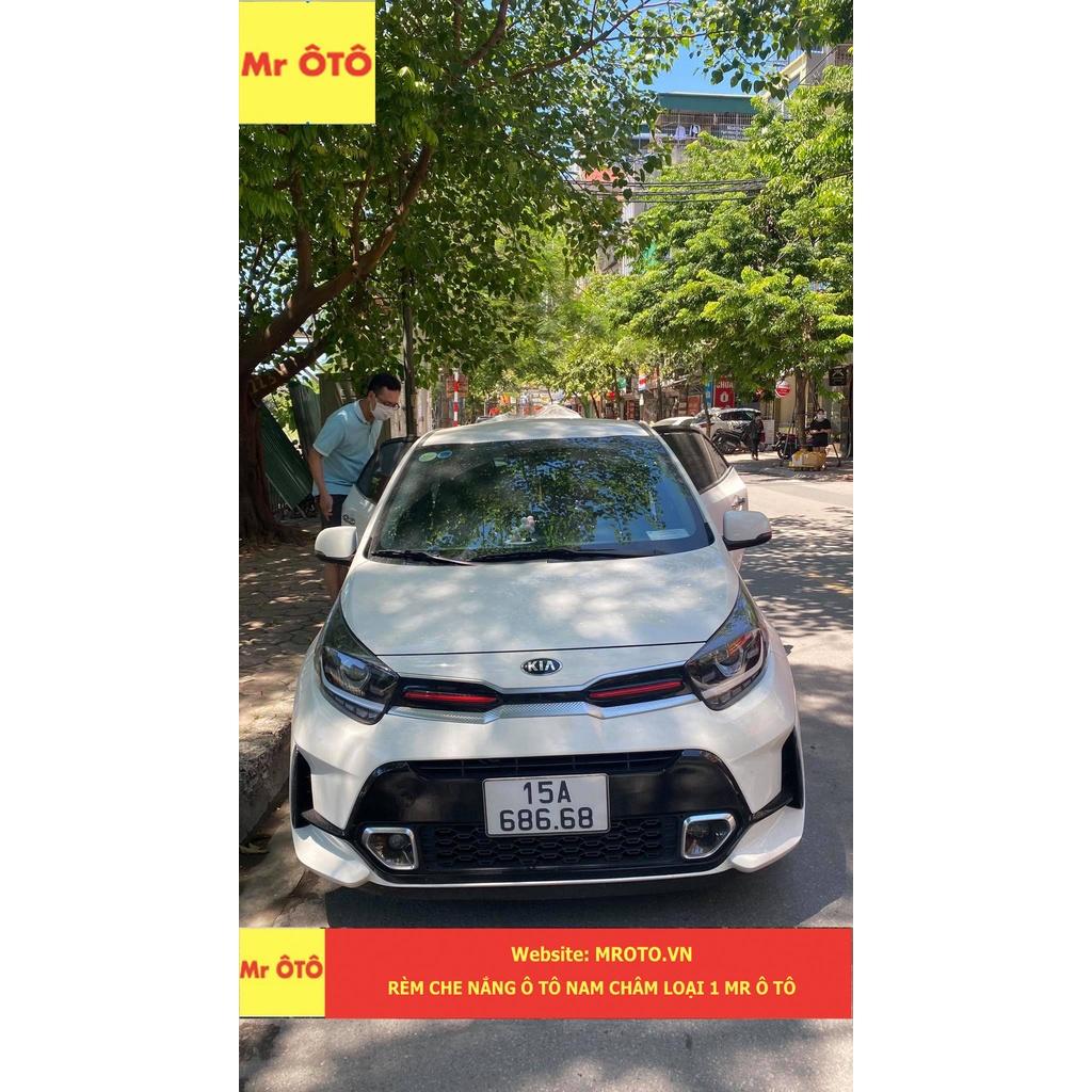 Rèm Che Nắng Xe Kia Morning 2021 Hàng Loại 1. Cam Kết Dày dặn, Chuẩn Khít Theo Xe