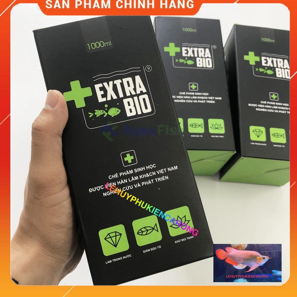 Vi Sinh Extra Bio 1000ml, Vi Vinh Bể Cá, Hồ Cá Giúp Làm Trong Nước, Khử Mùi Tanh Hôi, Giảm Độc Tố, Ngăn Ngừa Rêu Hại