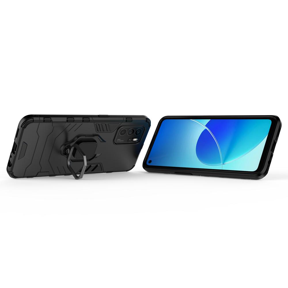 Ốp lưng dành cho Oppo Reno 6 Reno6 Z Reno6 Pro 5G chống sốc iron man kèm nhẫn iring Bảo vệ camera và chống xem video tiện lợi