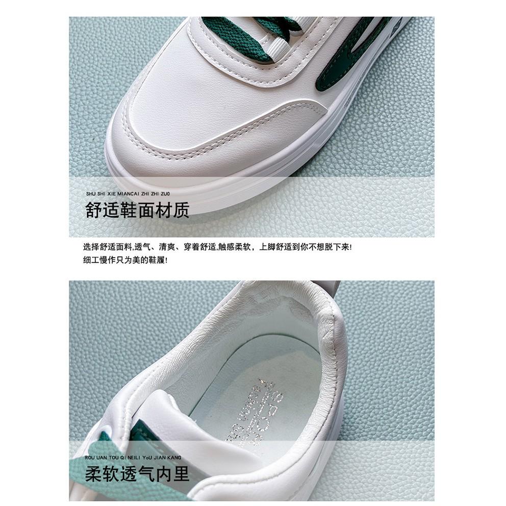 Giày sneakers nữ thể thao màu trắng cao cấp phong cách Hàn Quốc