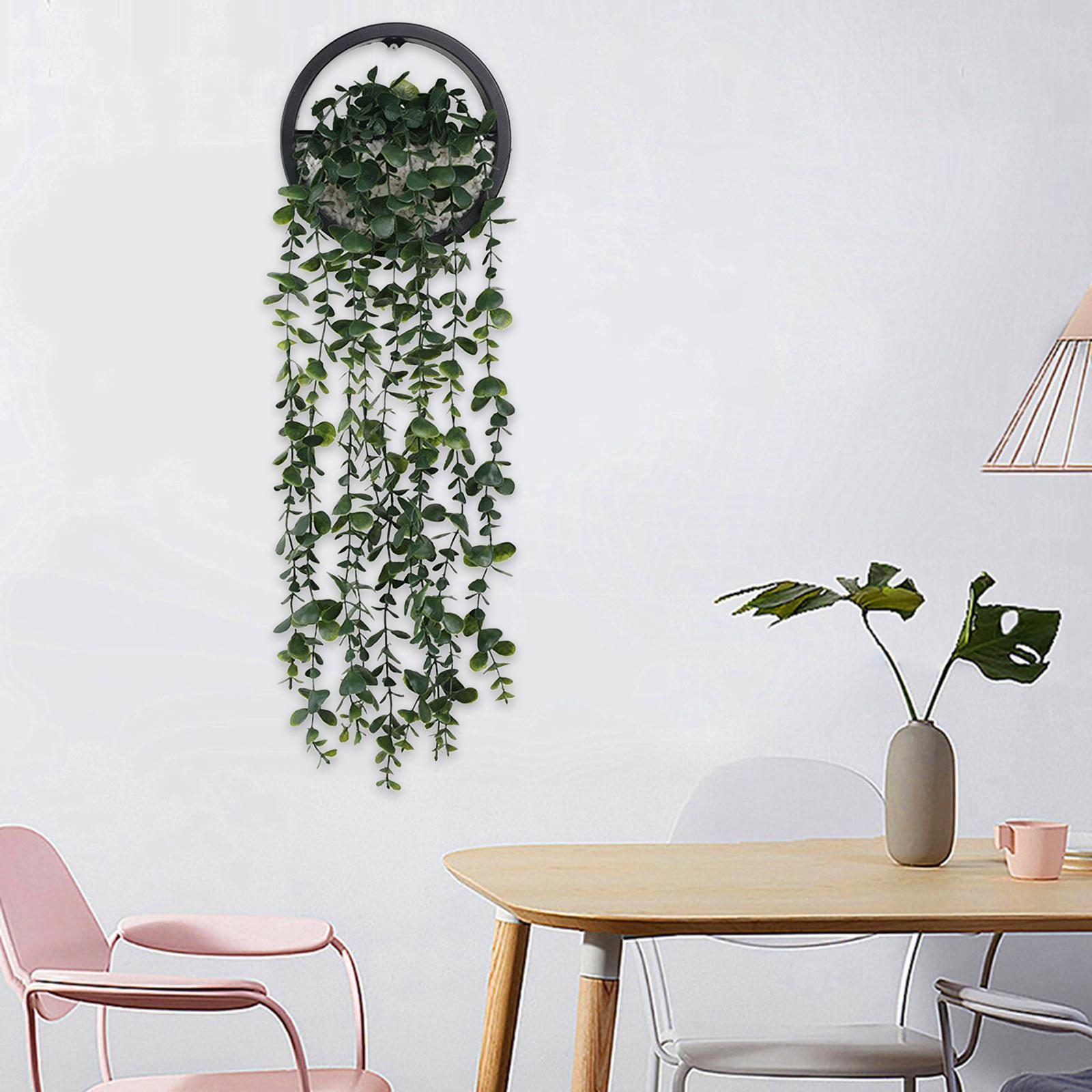 Artificial Hanging Plants Fake Wall Plants for Outside Home Decor