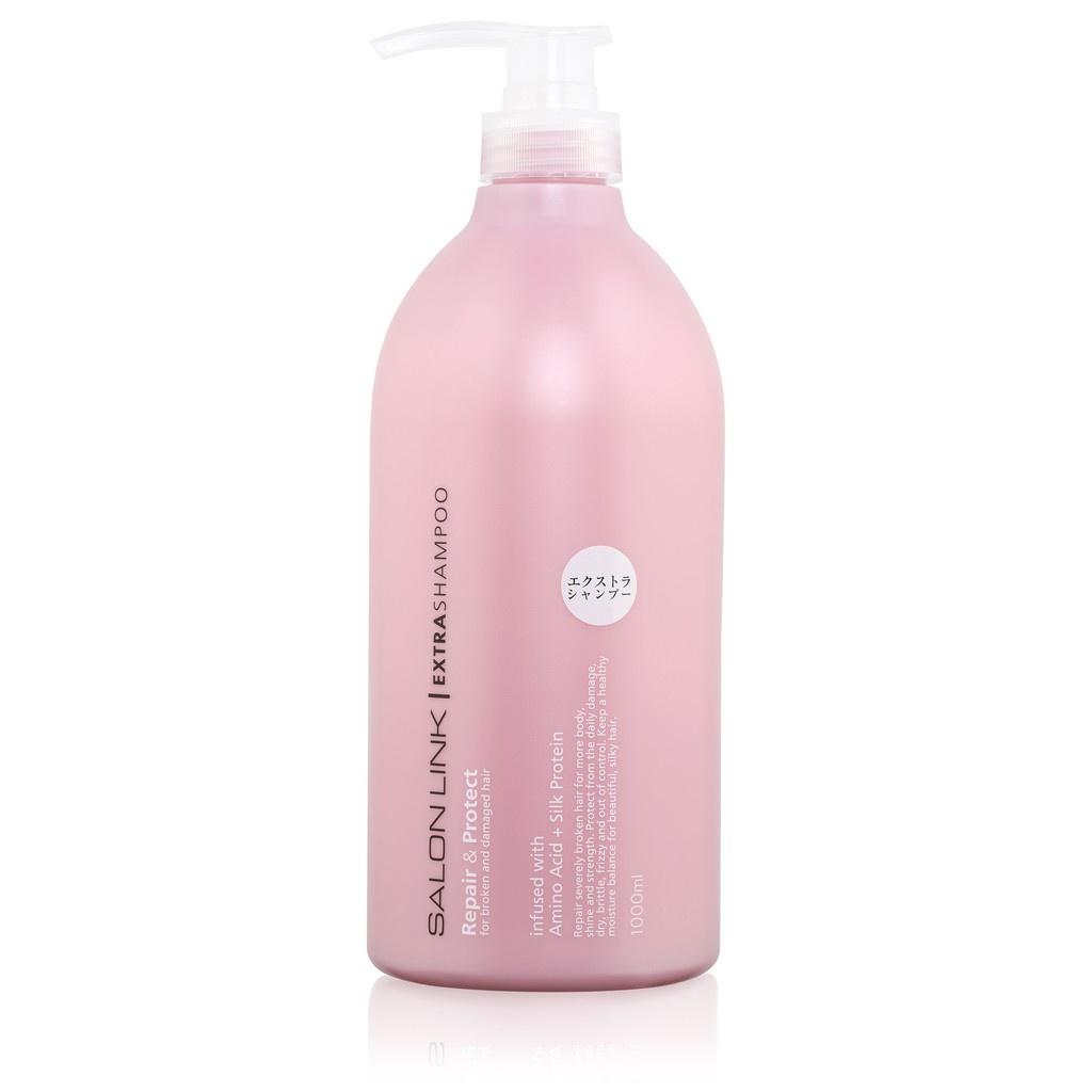 DẦU GỘI PHỤC HỒI TÓC HƯ TỔN SALON LINK EXTRA NỘI ĐỊA NHẬT ( CHAI MÀU HỒNG - 1000ML