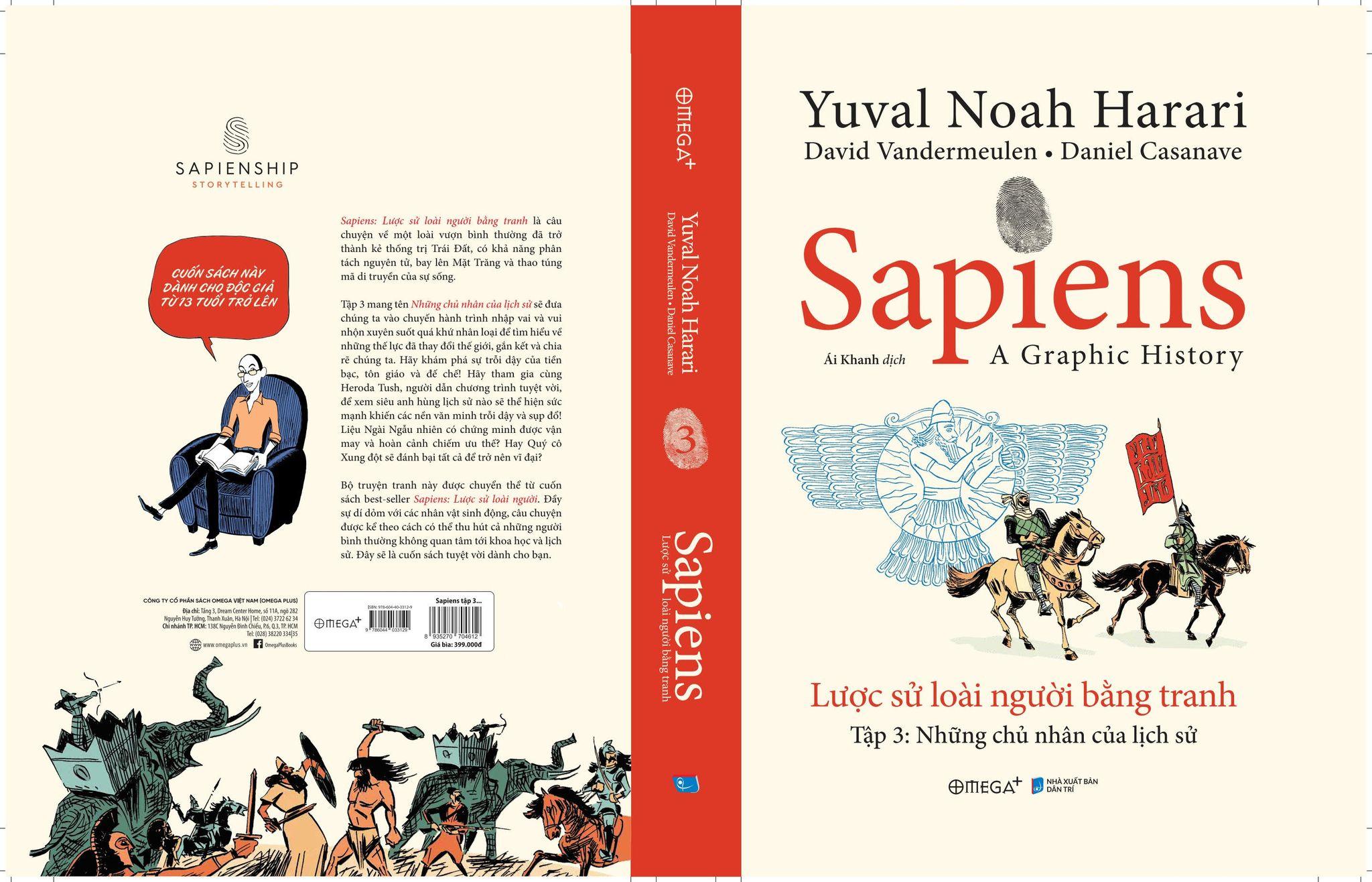 SAPIENS: LƯỢC SỬ LOÀI NGƯỜI BẰNG TRANH - Tập 3 - Bản Quyền