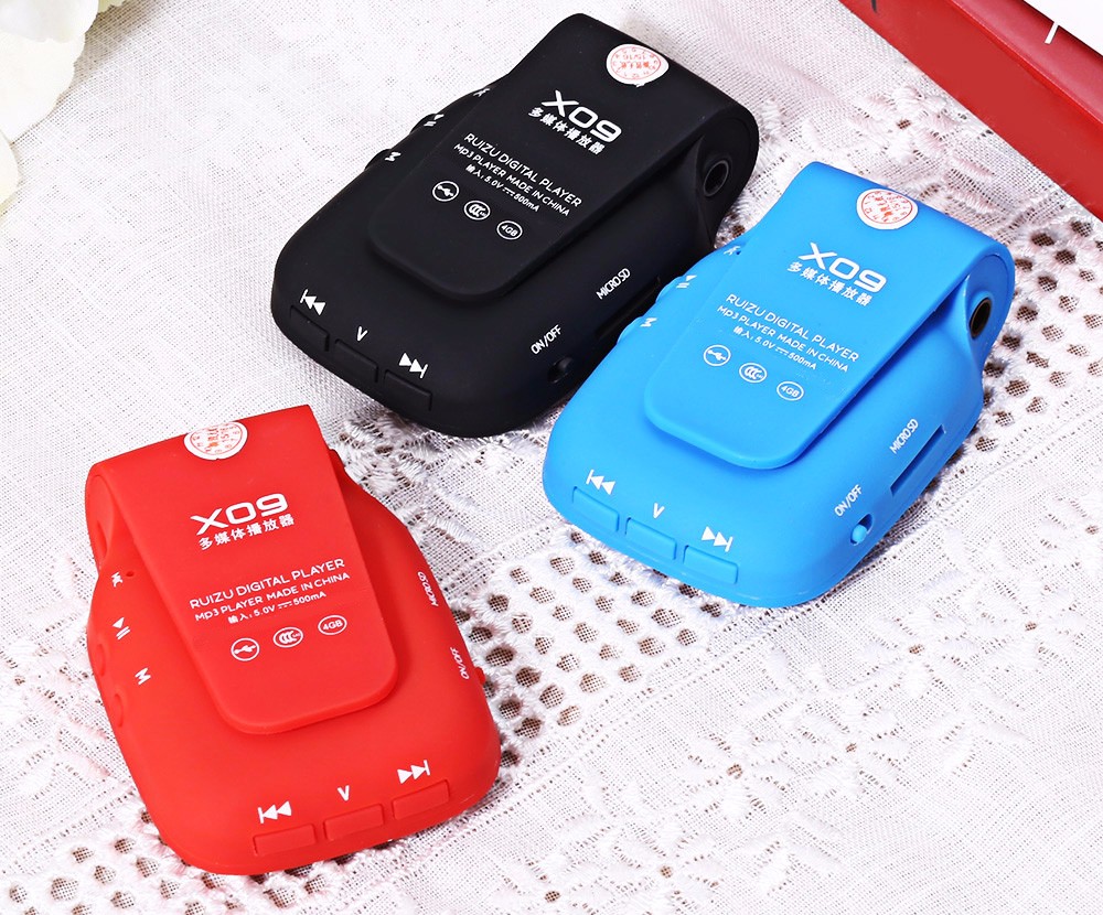 Máy Nghe Nhạc MP3 Ruizu X09 Bộ Nhớ Trong 8GB AZONE - Hàng Nhập Khẩu