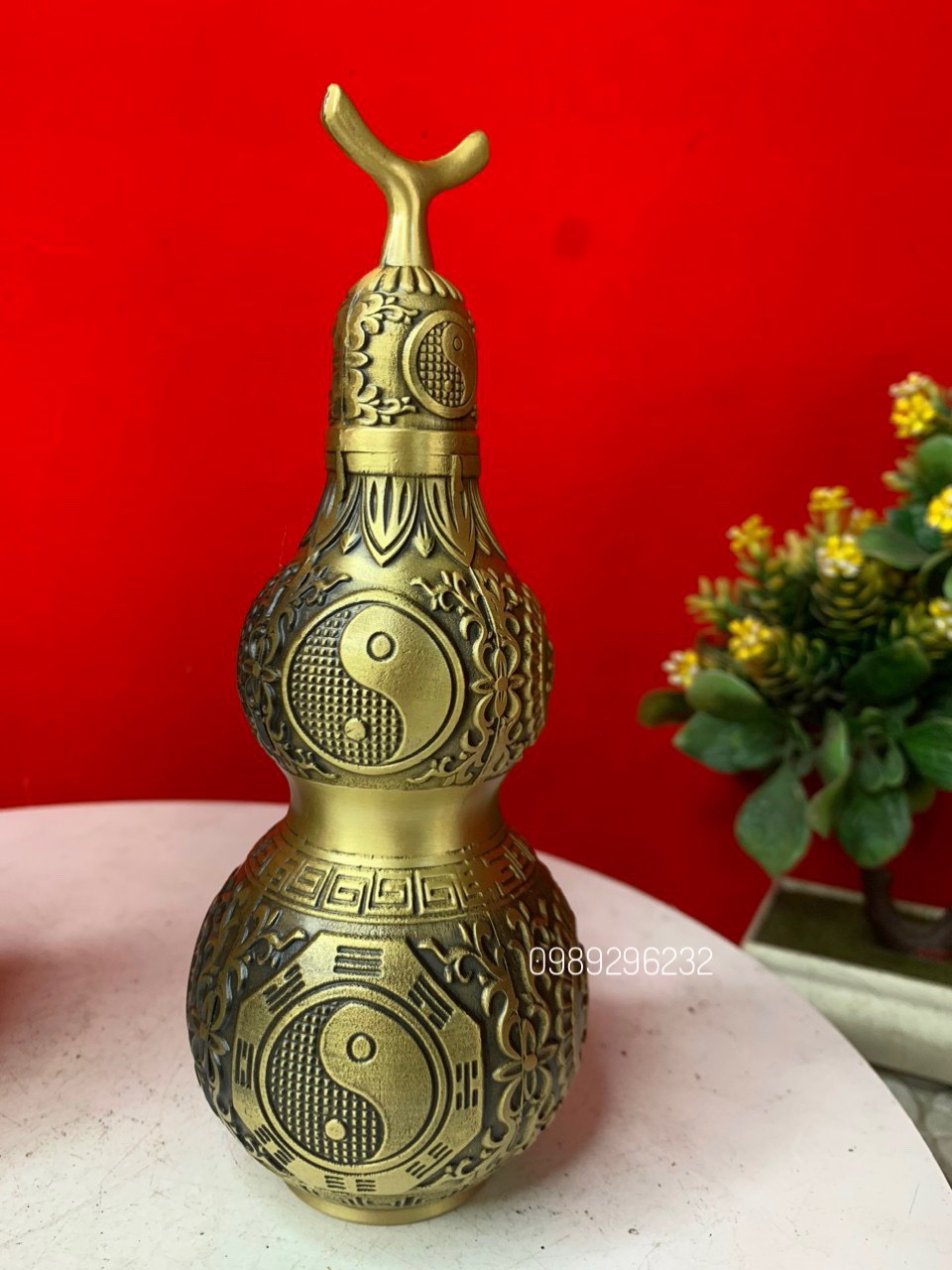 Hồ Lô bát quái phong thuỷ bằng đồng