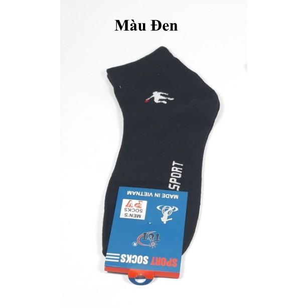 TẤT VỚ NAM CỔ TRUNG In chữ sport trên thân vớ Chất liệu thun cotton Co giãn Thoáng mát Dài 25cm