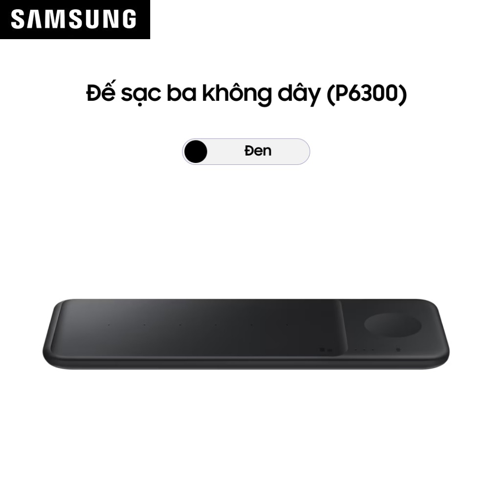 Đế sạc không dây Samsung Wireless Charger Trio EP-P6300 - Hàng Chính Hãng