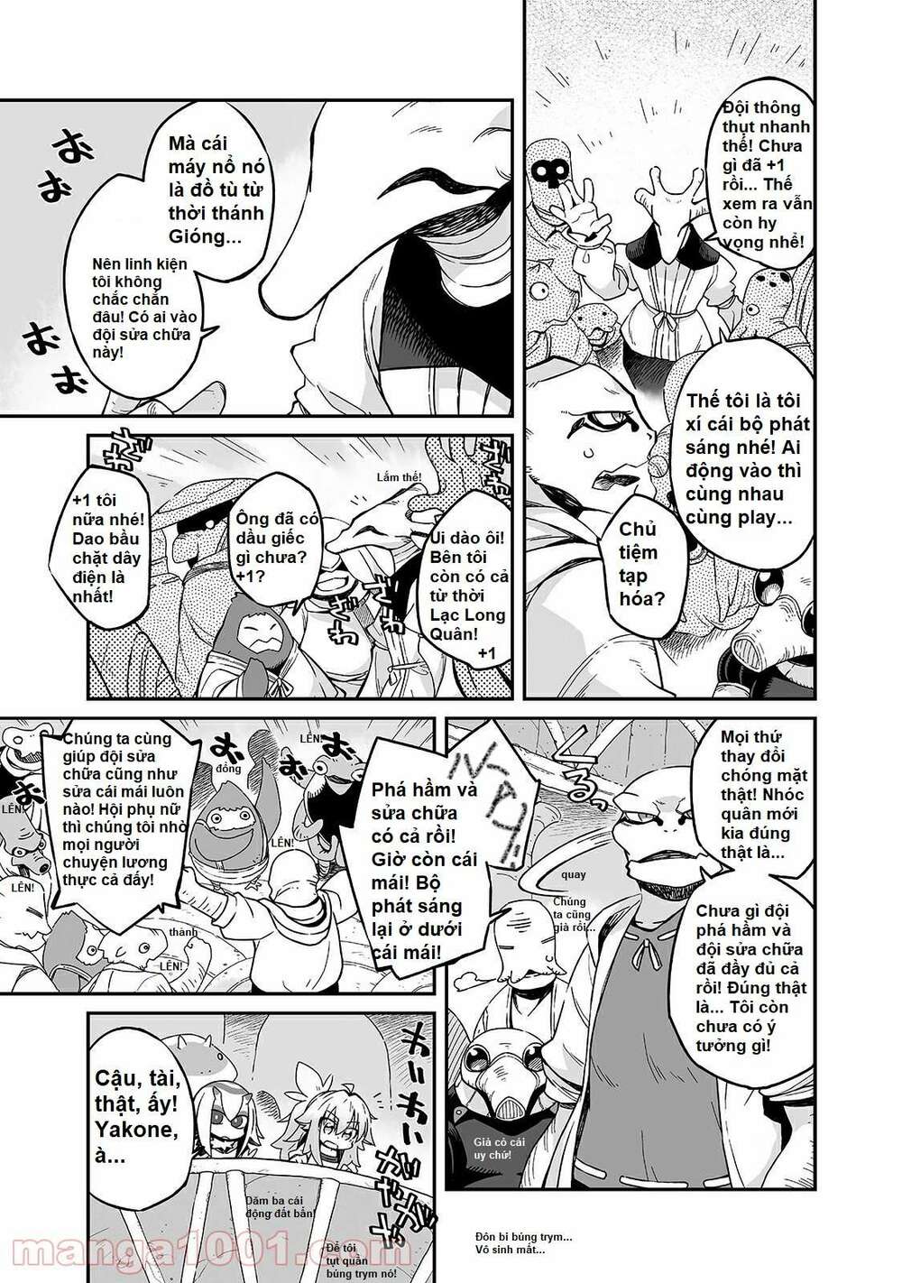 ngay cả khi hậu tận thế, thật hạnh phúc vẫn còn được sống... chapter 16.1 7