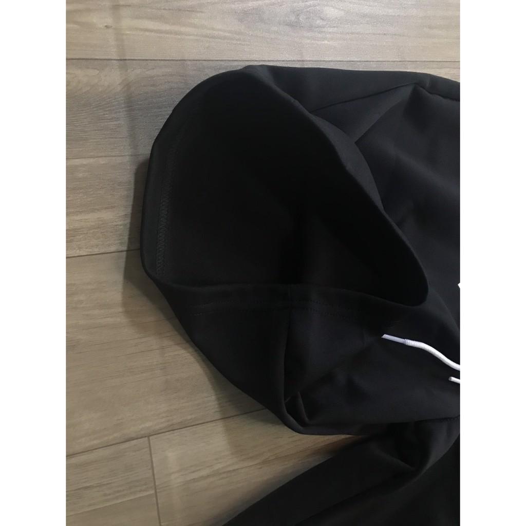 Quần short lửng thun nam đẹp màu đen in chữ Palm Angels thể thao lưng chun dây rút chất nỉ da cá 2 da dày xịn