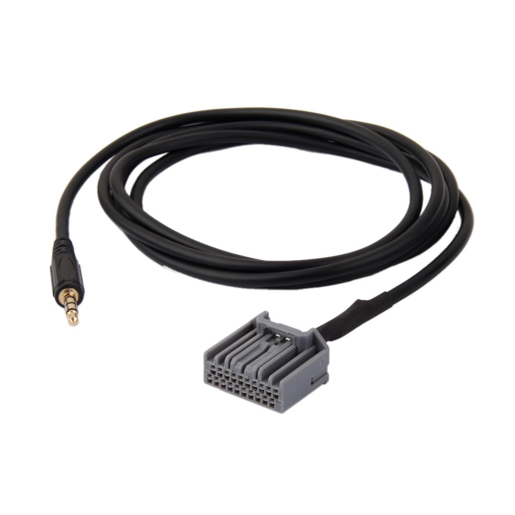 Car 3.5mm Jack AUX MP3 Music Audio Input Cable Adapter For Honda CRV Civic