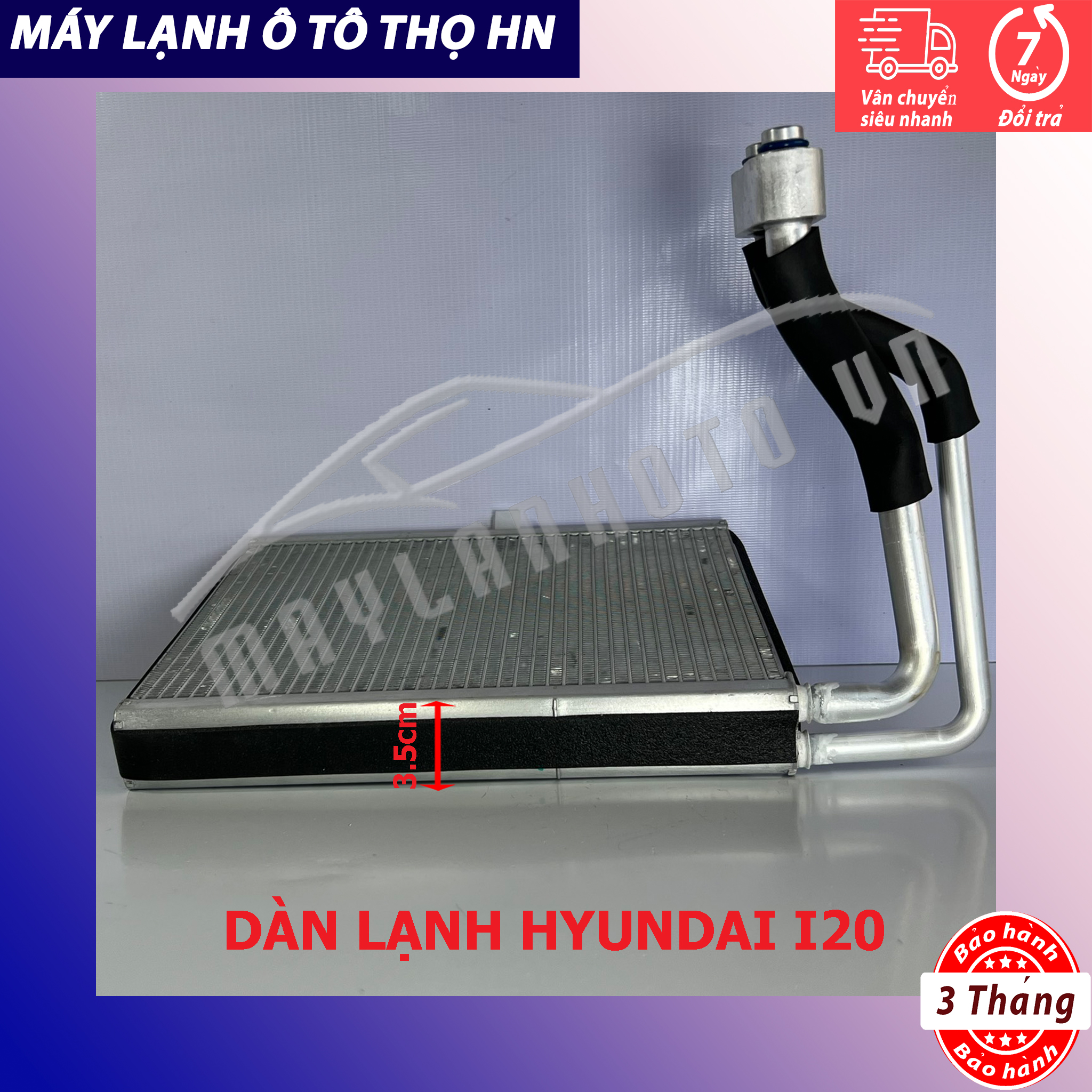 Dàn (giàn) lạnh Hyundai I20 2008 2009 2010 2011 2012 2013 2014 2015 hàng xịn Hàn Quốc 08 09 10 11 12 13 14 15