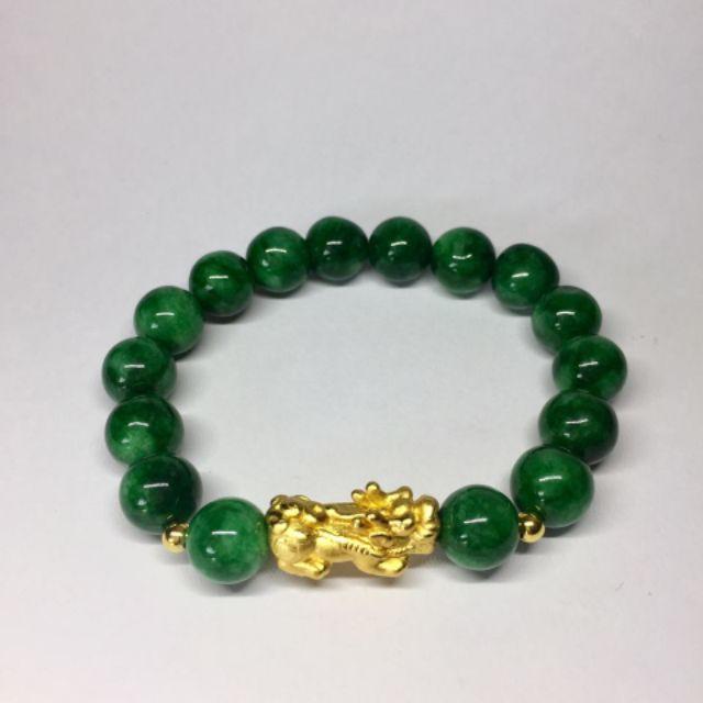 Tỳ hưu hợp kim mạ mix hạt đá