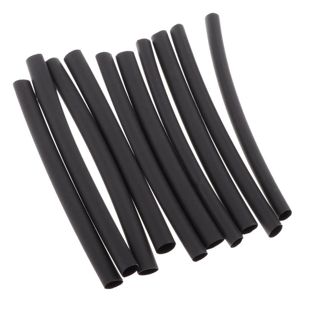 10 Pieces Heat Shrink Tubing Tube Sleeving Wrap Wire Cable Kit 4.5mm Black