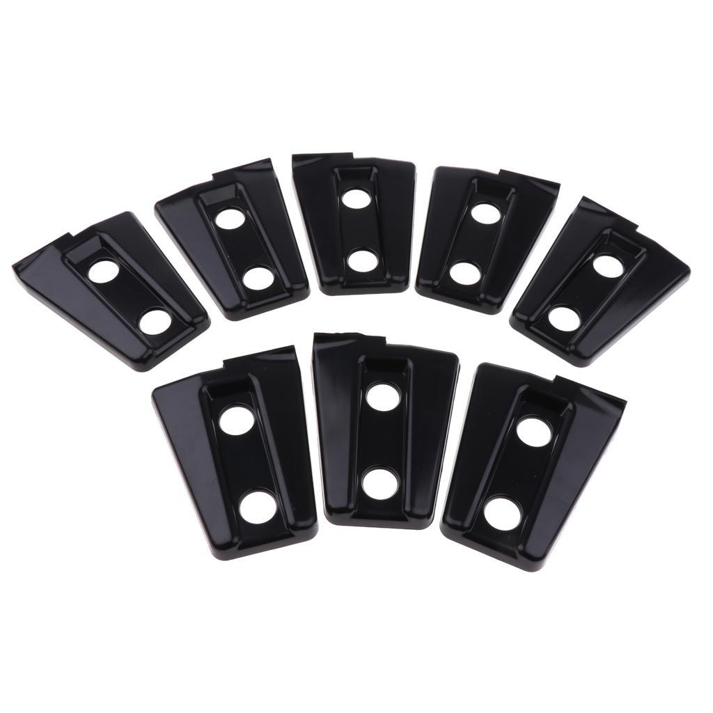 8Pcs 4 Door Hinge Cover Hinge Set Kit