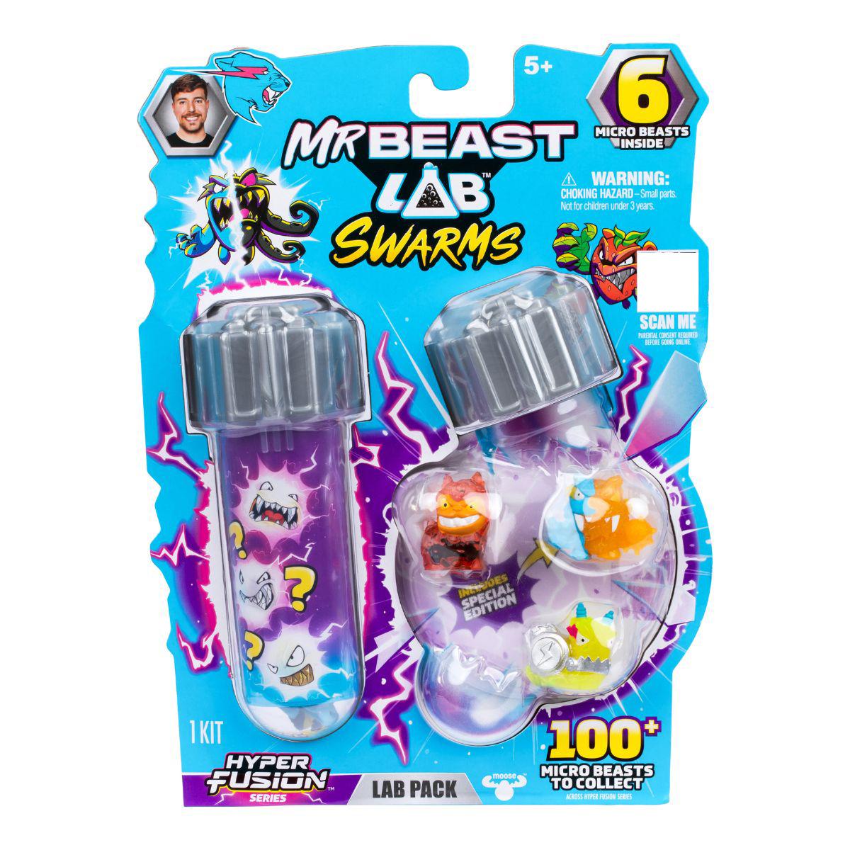 Đồ Chơi Phòng Thí Nghiệm Series 3 - 6 Sinh Vật - MrBeast Lab 24784 (Mẫu Sản Phẩm Giao Ngẫu Nhiên)