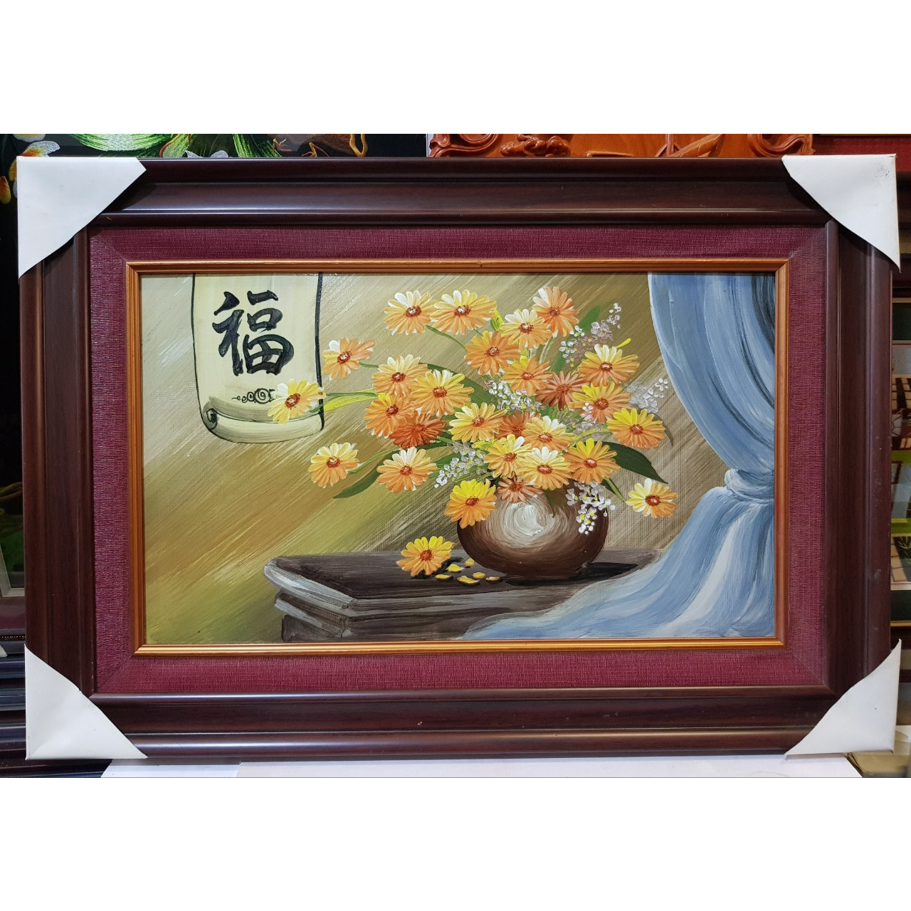 TRANH SỨ TĨNH VẬT BÌNH HOA