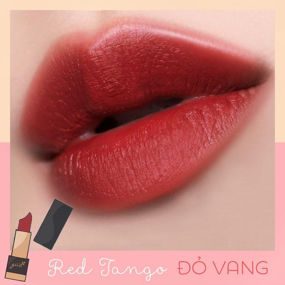 Son Lì Anh Thảo Red Tango Đỏ Vang GUO - True Matte Lipstick 5gr