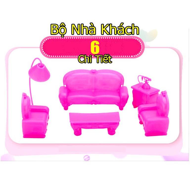 Bộ Phụ Kiện 98 Chi Tiết Thời Trang + Tặng 02 Búp Bê Chibi