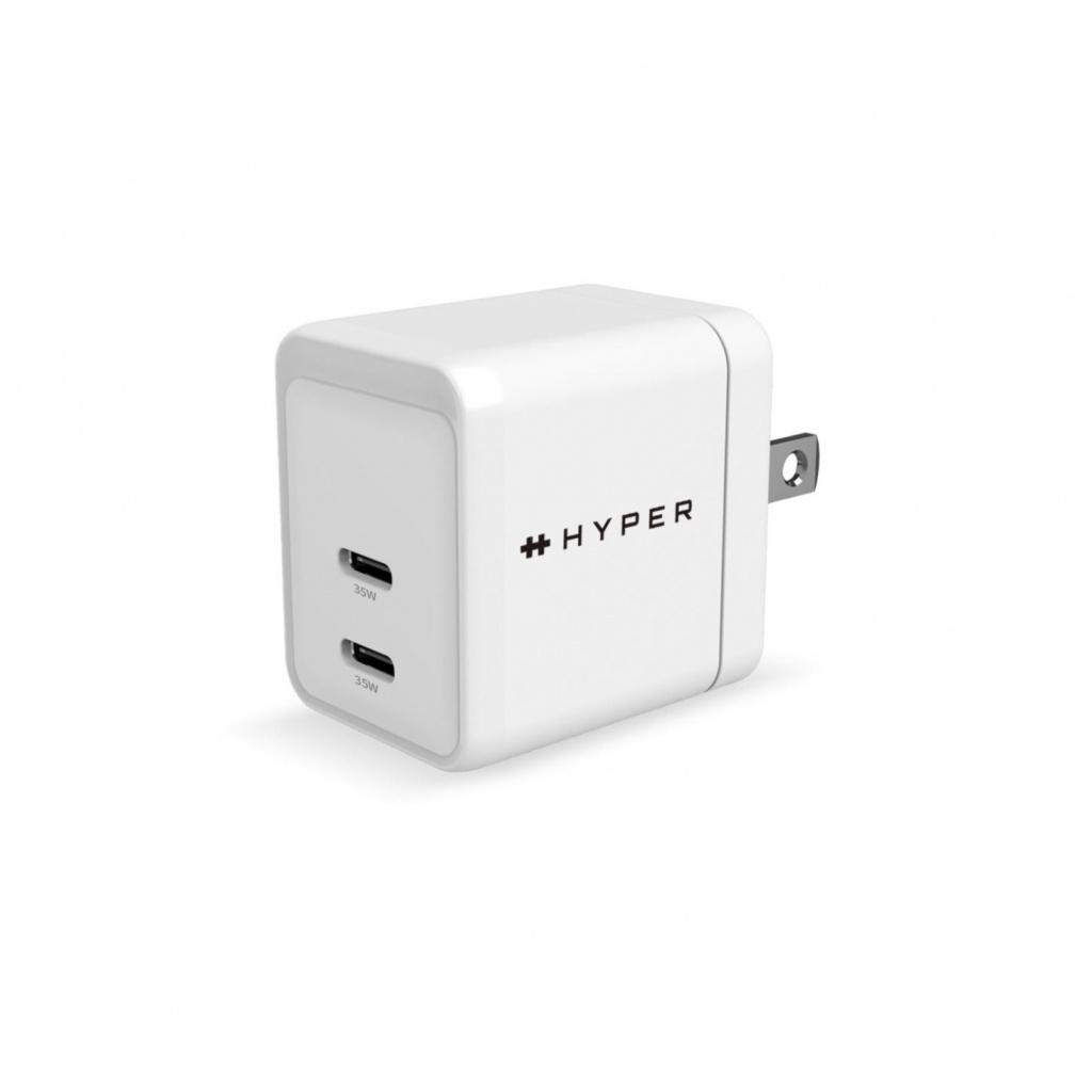 Sạc Nhanh HYPER GAN II Dual USB-C PPS 33W/PD 35W Dành Cho iPhone 14/13/12 Series - Hàng Chính Hãng