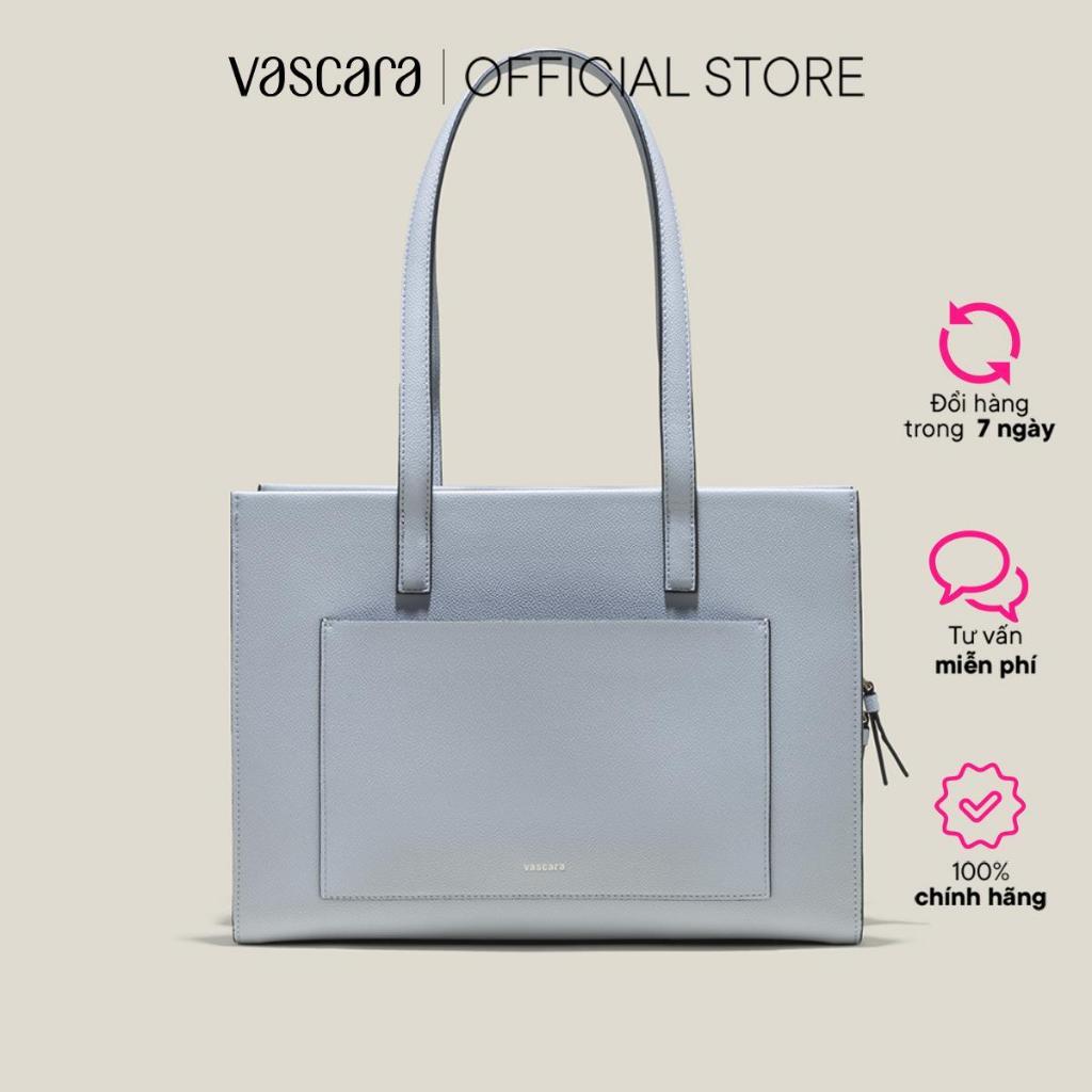 Vascara Túi Tote Ngăn Đôi Nhấn Sơn Viền - TOT 0134