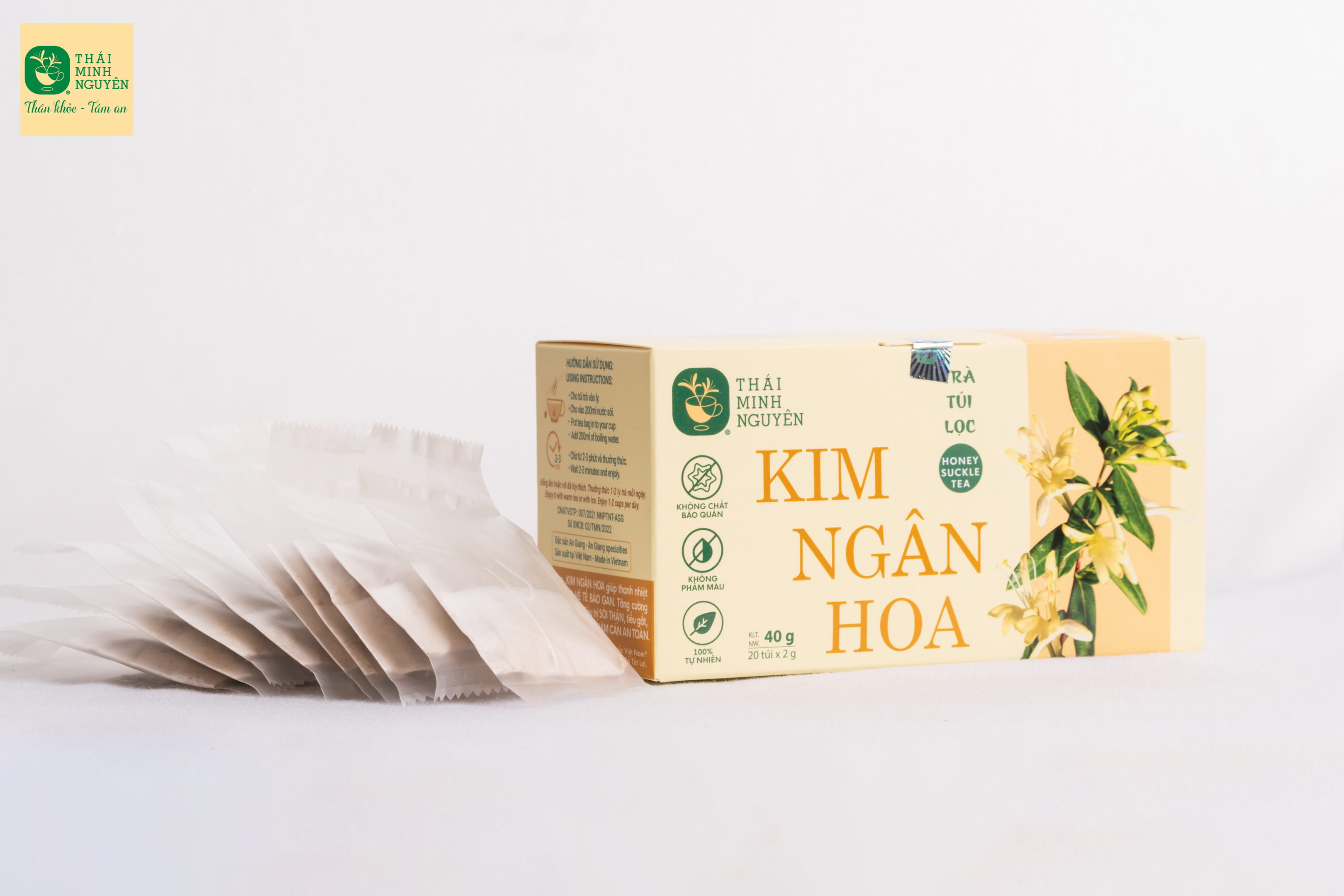 TRÀ KIM NGÂN HOA TÚI LỌC 40G - THÁI MINH NGUYÊN