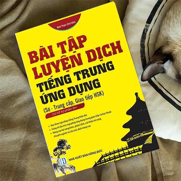 Sách - combo: Ngữ Pháp Hán Ngữ Thực Dụng  +Bài tập luyện dịch tiếng Trung ứng dụng (Sơ -Trung cấp, Giao tiếp HSK có mp3 nghe, có đáp án)+DVD tài liệu