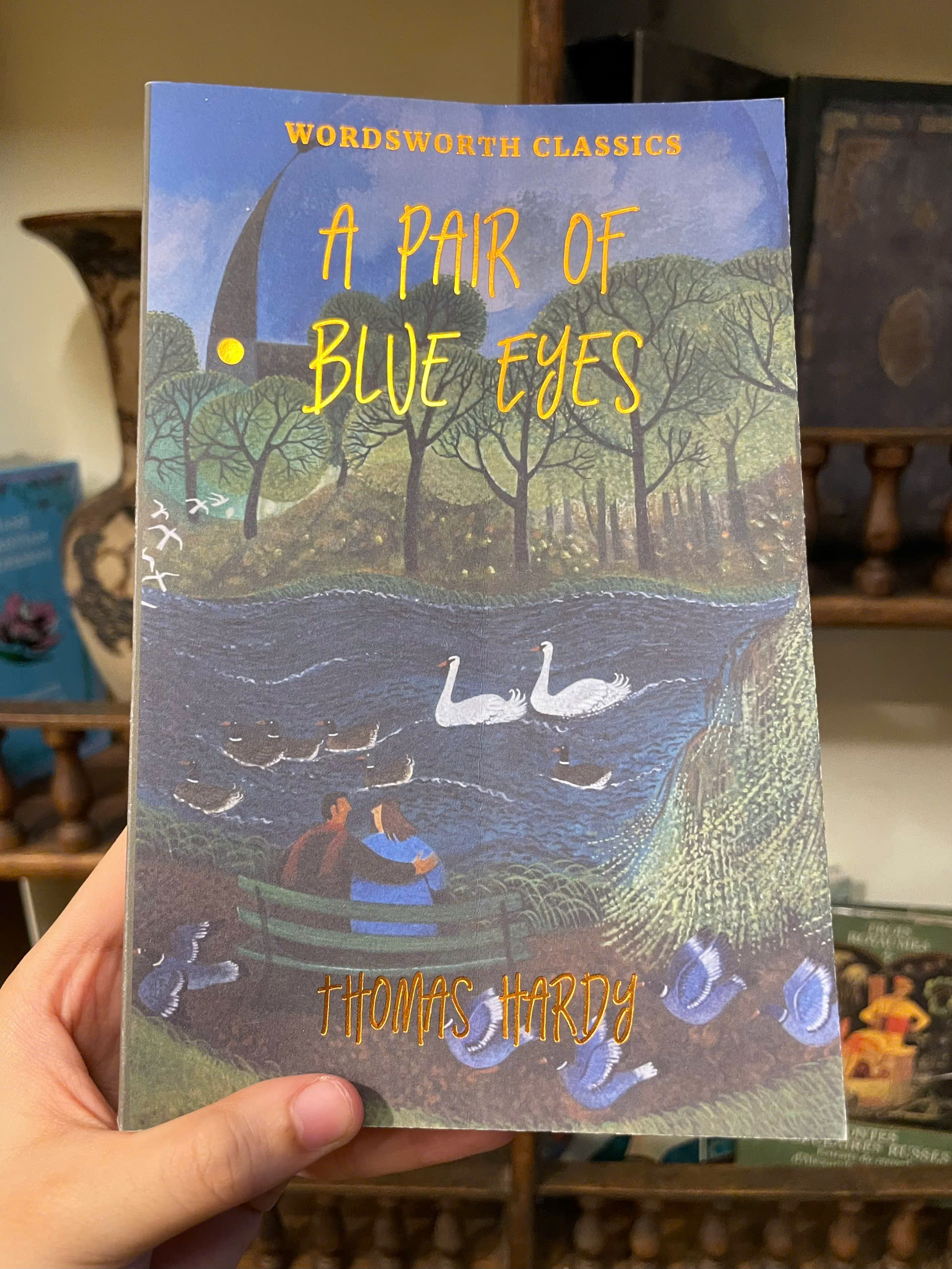 Sách - A Pair of Blue Eyes (Wordsworth Classics) by Thomas Hardy | English Romance Fiction