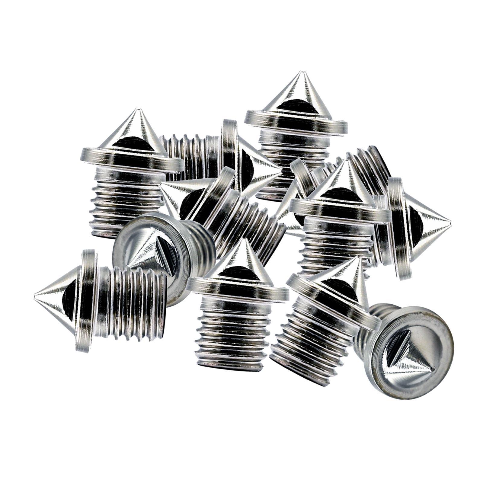 12x Track Spikes Sturdy Replacement Spikes for Running High Jump Backpacking