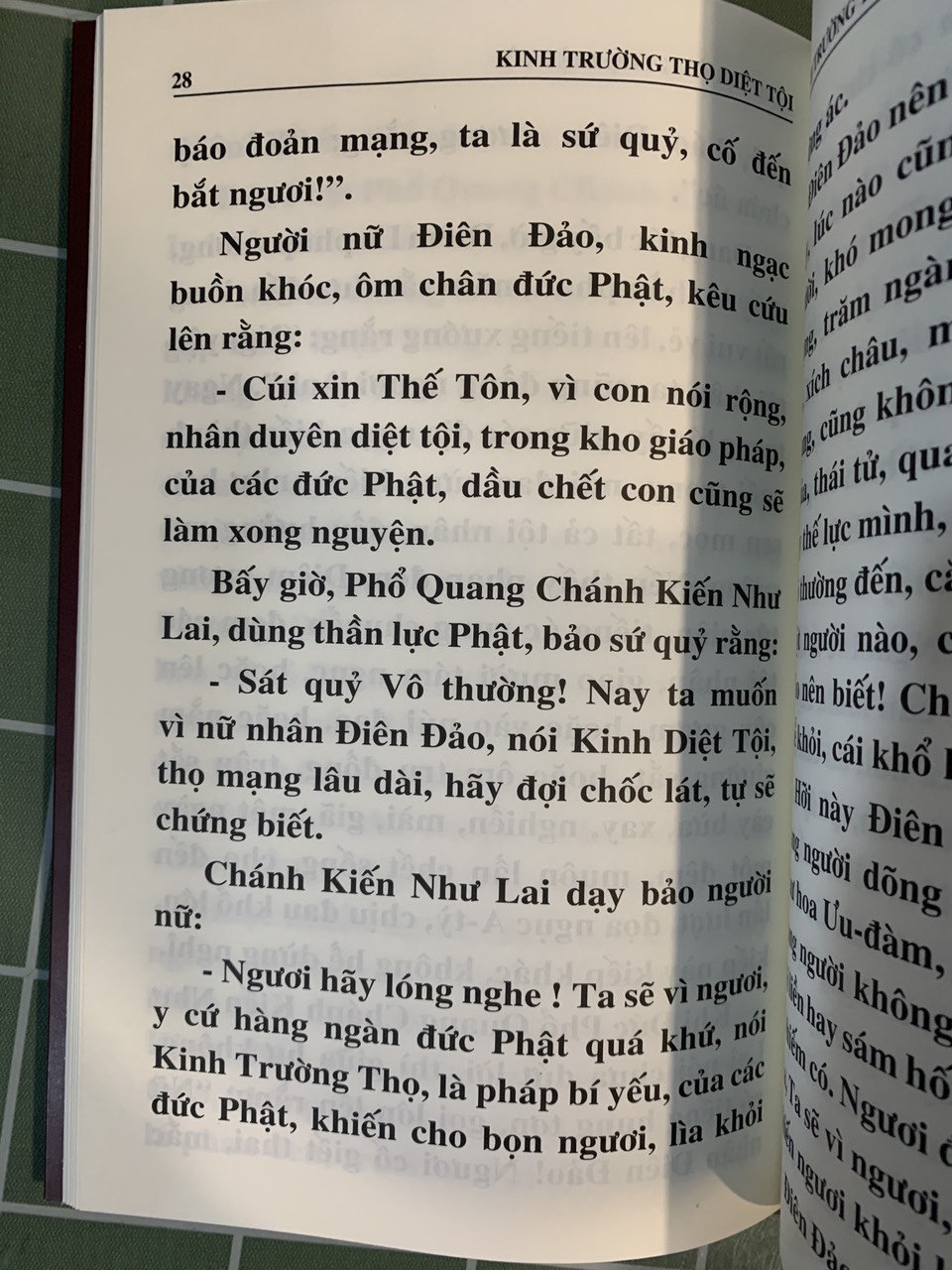 KINH TRƯỜNG THỌ DIỆT TỘI