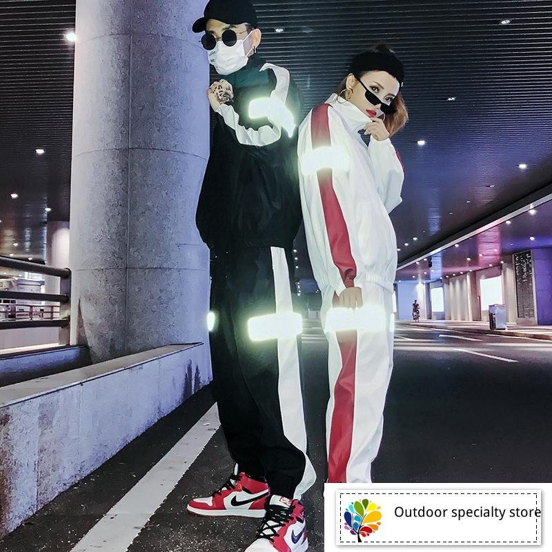 Set đồ bộ dài tay phong cách thể thao năng động trẻ trung dành cho cả nam và nữ