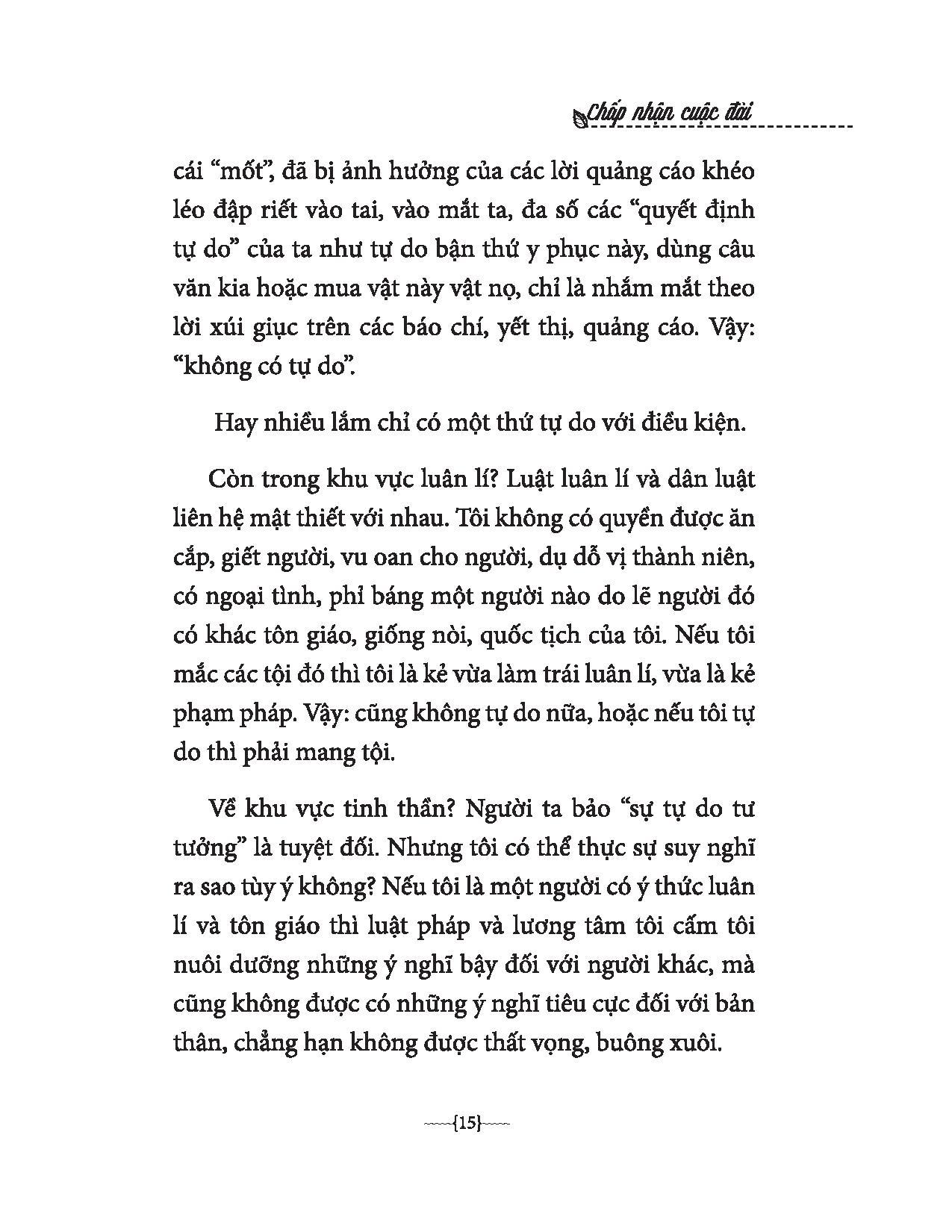 Chấp Nhận Cuộc Đời
