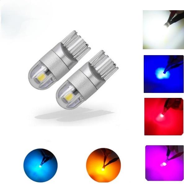 Bóng Đèn Led Yr-2X T10 W5W 3030 2smd 12v Siêu Sáng Dành Cho Xe Hơi / Xe Máy