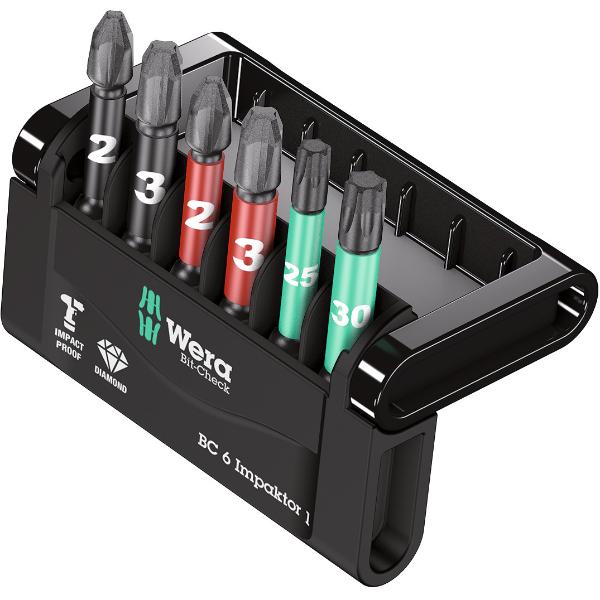 Set Đầu Bits Wera Bit-check 6 Impaktor 6 Đầu 674141 - Hàng Chính Hãng 100% từ Đức