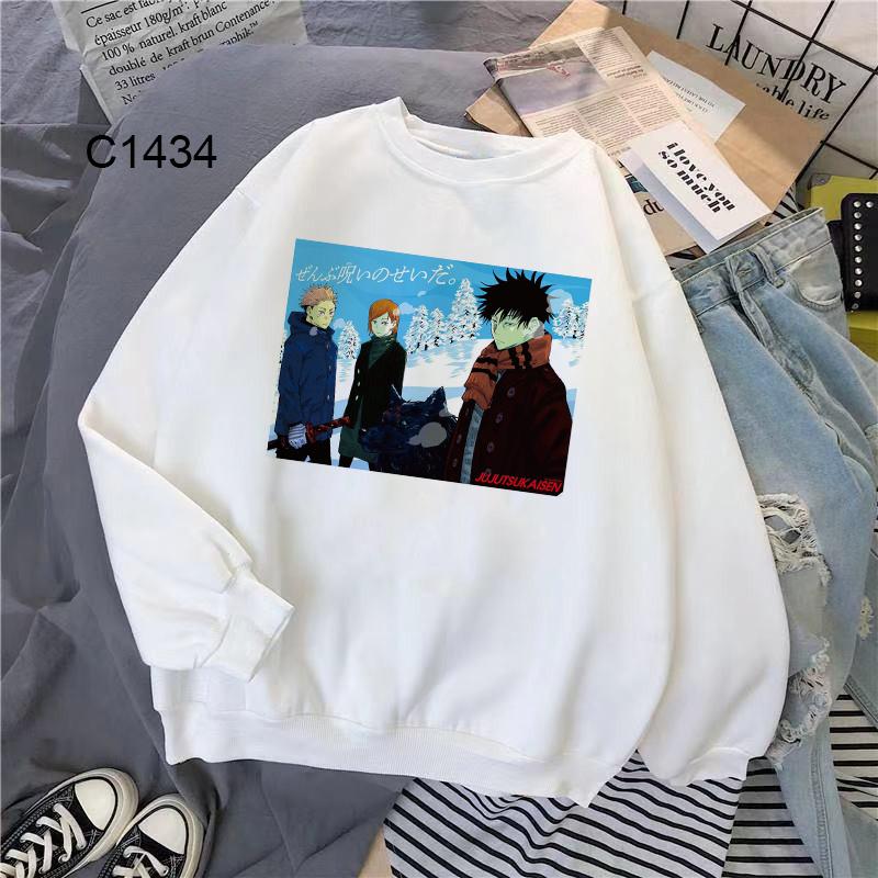 Áo sweater in hình anime Jujutsu Kaisen thời phong cách độc đẹp giá rẻ