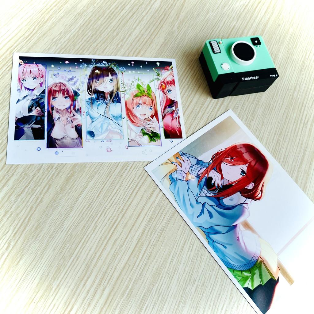 Bộ 20 tấm postcard anime Nhà Có 5 Nàng Dâu – Go Tobun No Hanayome