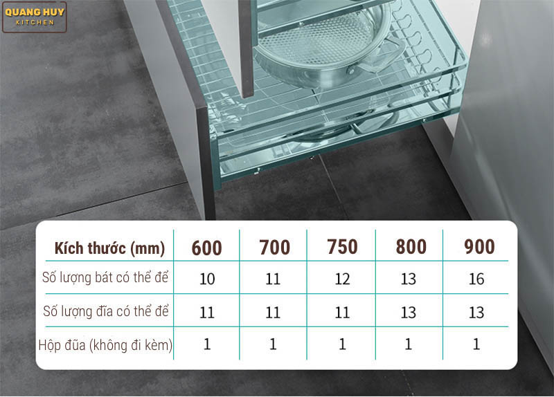 Giá úp bát đa năng nan dẹt inox 304 thương hiệu Grob mã GC304