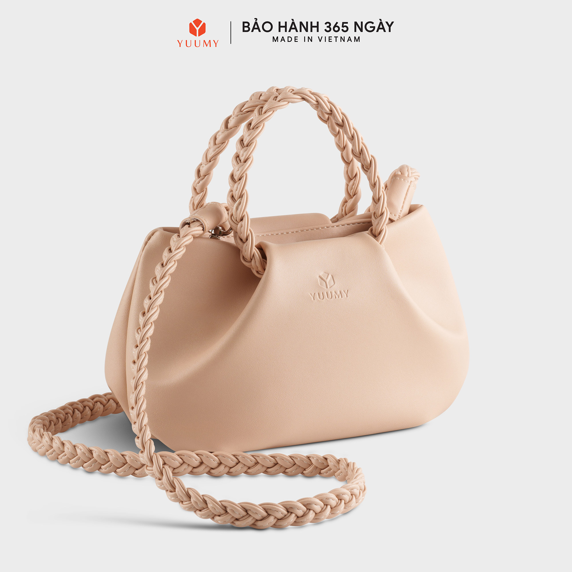 Túi Yuumy ( Thời trang nữ kiểu đám mây size 22  - Túi đeo chéo da Seasand YN257 )