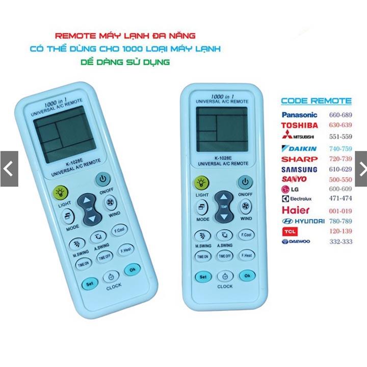 điều khiển điều hoà đa năng điều khiển đa năng remote đa năng tích hợp đèn pin(tặng kèm pin)