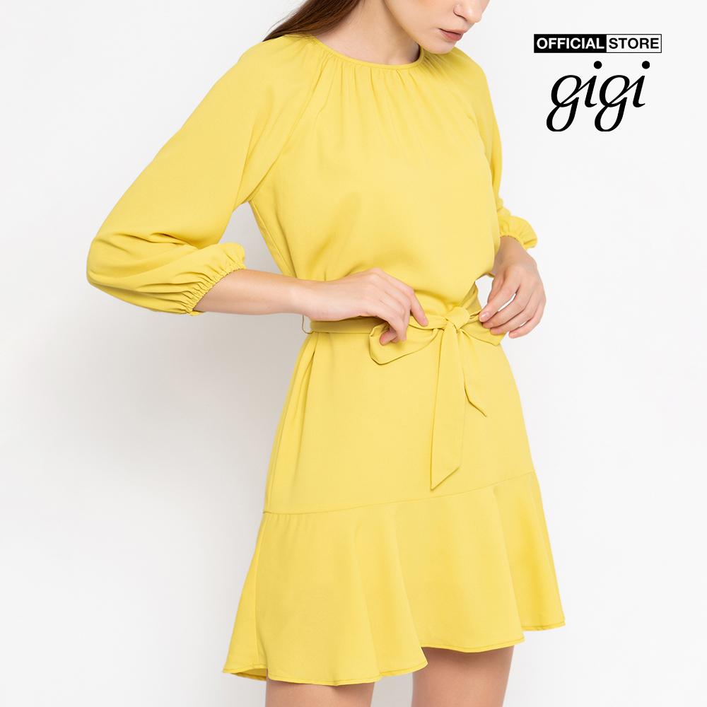 GIGI - Đầm mini đuôi cá Raglan Sleeve Trapeze G2101D221115