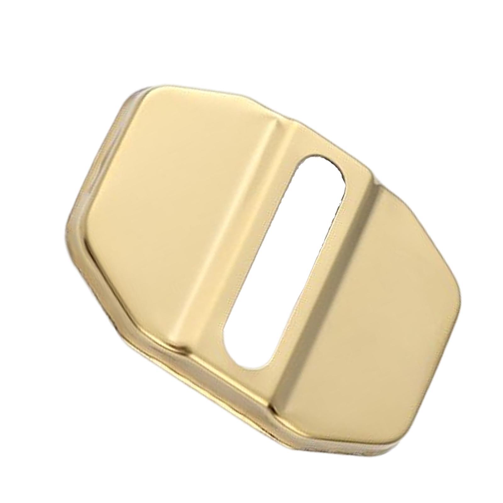 4  Door Lock Covers for    Stainless Black