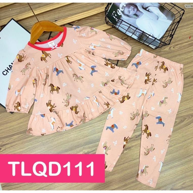 Bộ babydoll tay lửng quần dài thun borip mịn đẹp cho bé gái size đại từ 22 đến 40kg - Bộ quần áo bé gái - pikakids