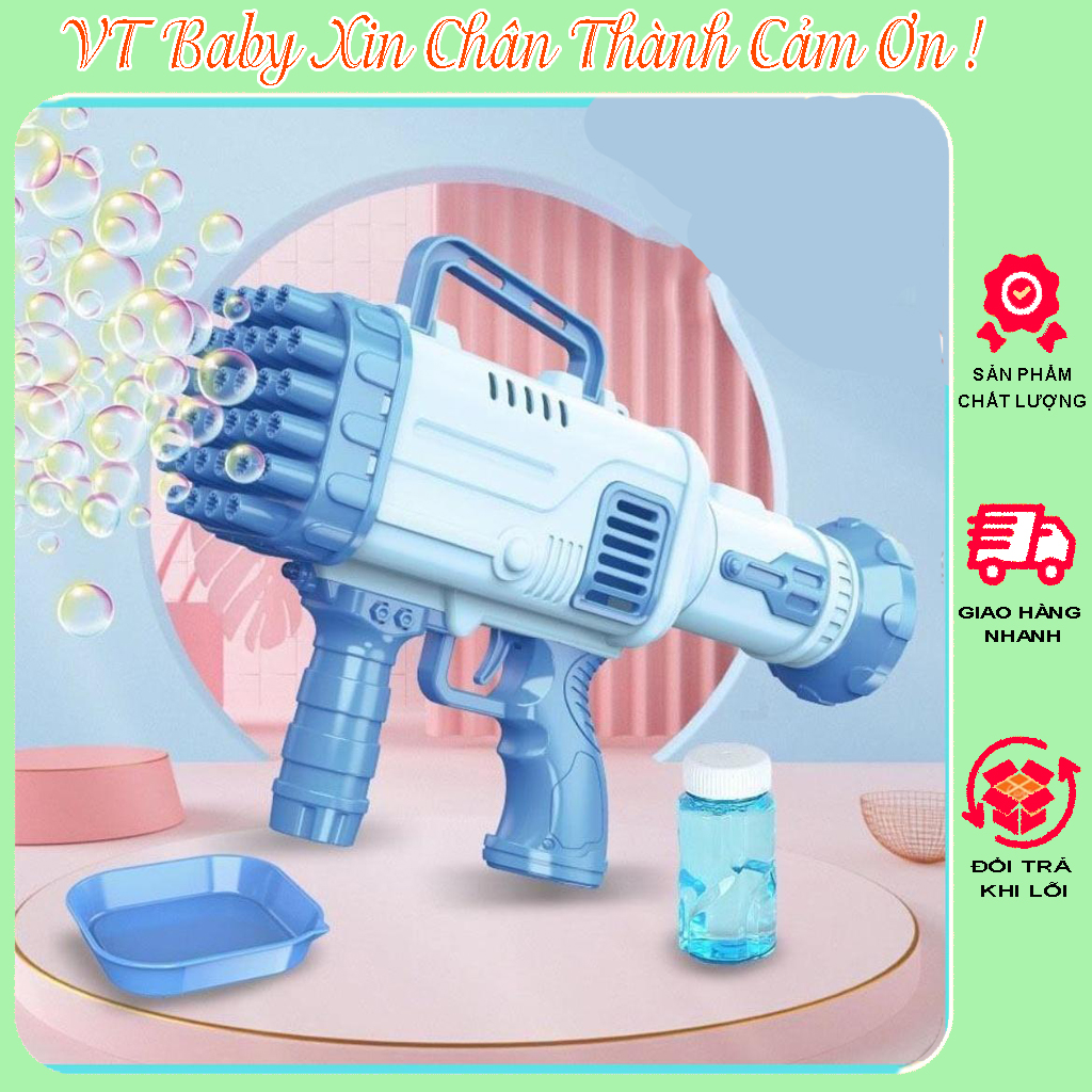 Súng Bắn Bong Bóng Xà Phòng 32 Nòng Cao Cấp